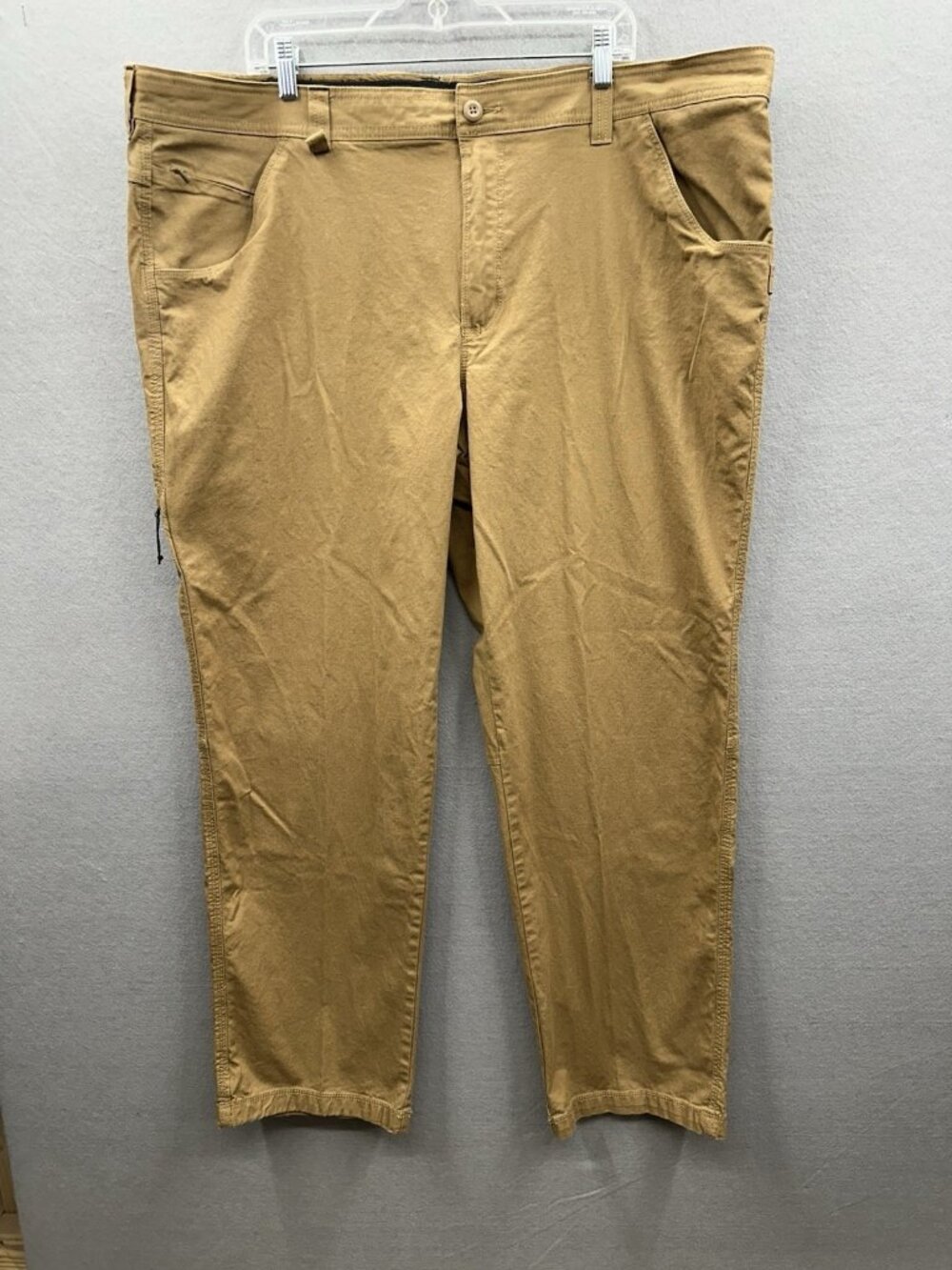 Columbia Cargo Pants Men 44x32 Tan Utility Straight Fit Multi-Pocket Outdoor